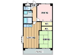 トマトコートの物件間取画像